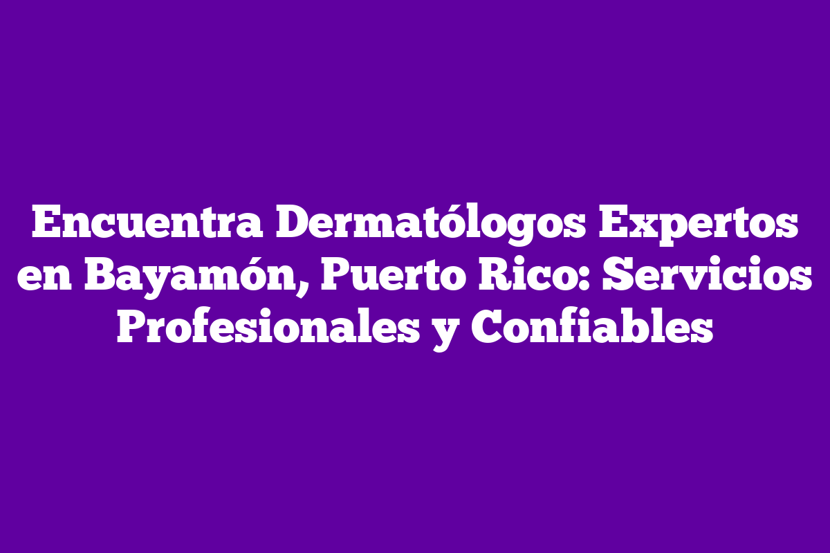 Dentistas En Bayamon